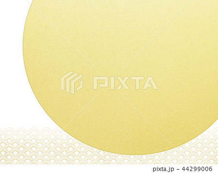 和-和柄-和風-背景-金箔-波 和-和柄-和風-背景-金箔-波 44299006
