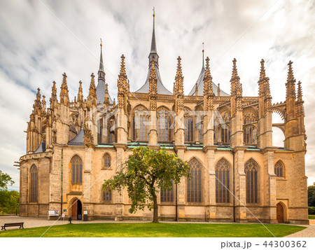 The Cathedral of St Barbara in Kutna Hora. The Cathedral of St Barbara in Kutna Hora. 44300362