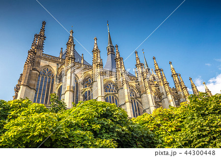 The Cathedral of St Barbara in Kutna Hora. The Cathedral of St Barbara in Kutna Hora. 44300448