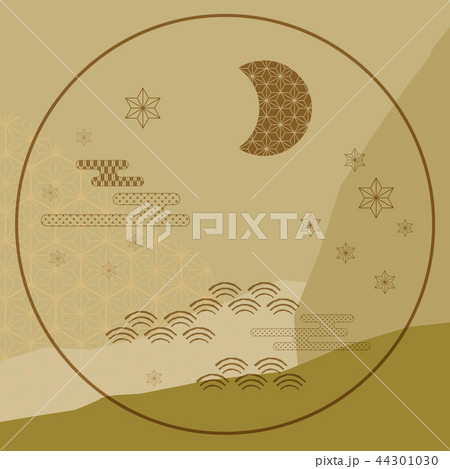 Japanese template vector with geometric pattern Japanese template vector with geometric pattern 44301030