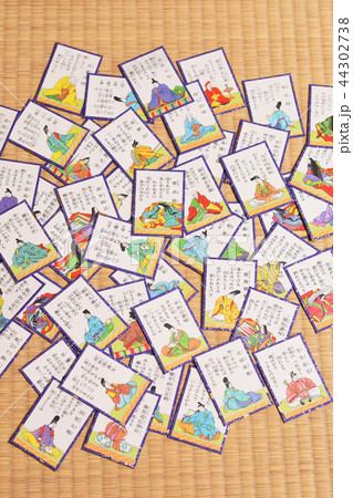 畳の上の小倉百人一首　読み札 44302738