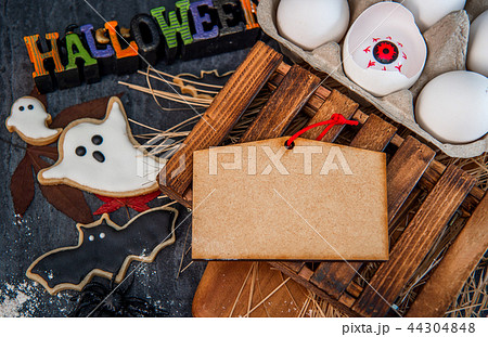 ハロウィーン ハロウィン ビスケット 44304848