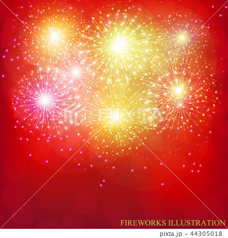 Festive red background. Vector. 44305018