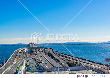 千葉県 海ほたるパーキングエリアの写真素材