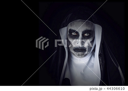 portrait of a frightening evil nun portrait of a frightening evil nun 44306610