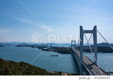 瀬戸大橋~鷲羽山から瀬戸大橋を望む~ 瀬戸大橋~鷲羽山から瀬戸大橋を望む~ 44306935