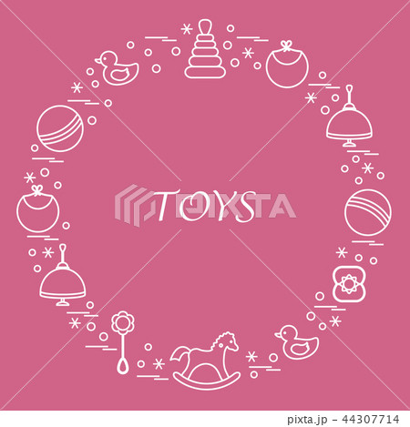 kids elements arranged in a circle kids elements arranged in a circle 44307714