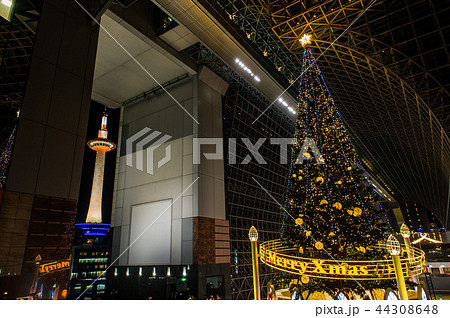 クリスマスの夜景、京都、日本 44308648