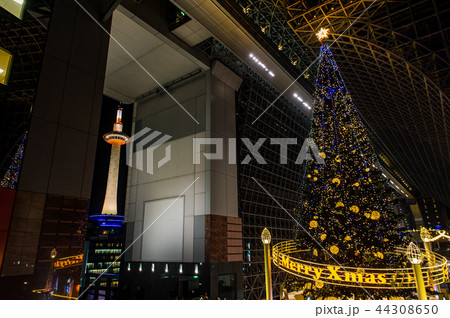 クリスマスの夜景、京都、日本 クリスマスの夜景、京都、日本 44308650