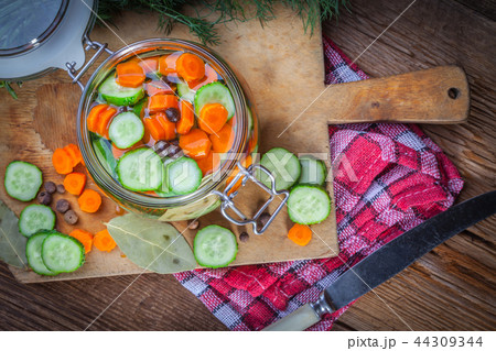 Pickled vegetables. Pickled vegetables. 44309344