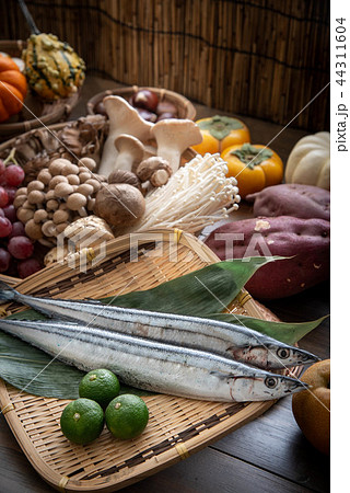 assorted japanese autumn food 44311604