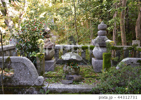 安楽寺　松虫姫　鈴虫姫　墓石 44312731