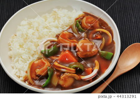 シーフードカレー 44313291