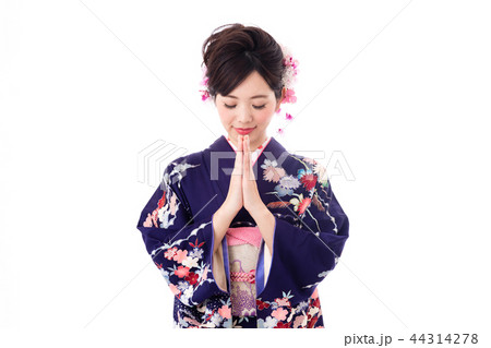 振袖を着た女性 振袖を着た女性 44314278
