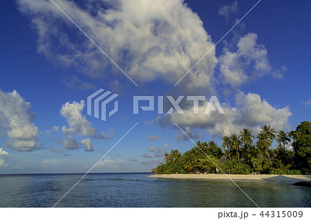 モルジブのリゾートアイランド 44315009
