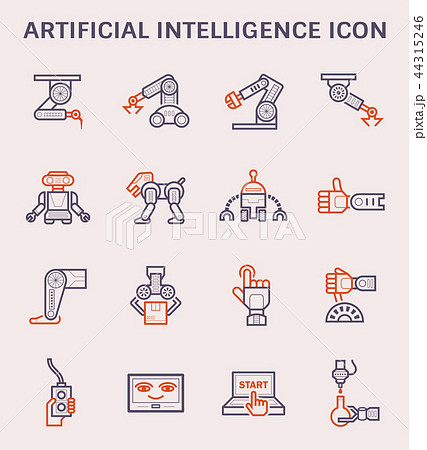 artificial intelligence icon 44315246