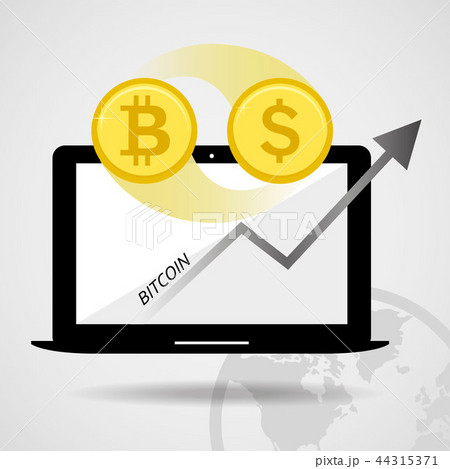 Cryptocurrency Logo Business Money Bitcoin Vectorのイラスト素材 ...