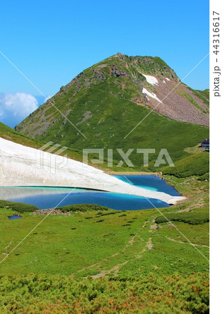富士見岳と不消ヶ池 富士見岳と不消ヶ池 44316617