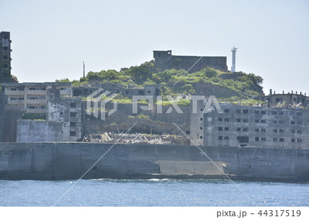 【長崎県】世界遺産・端島炭坑(軍艦島) 【長崎県】世界遺産・端島炭坑(軍艦島) 44317519