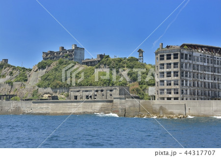 【長崎県】世界遺産・端島炭坑(軍艦島) 【長崎県】世界遺産・端島炭坑(軍艦島) 44317707