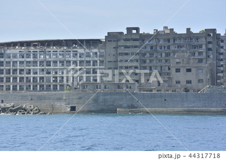 【長崎県】世界遺産・端島炭坑(軍艦島) 【長崎県】世界遺産・端島炭坑(軍艦島) 44317718