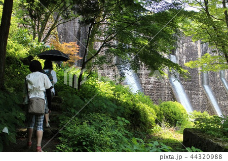 豊稔池堰堤のある初夏景色 豊稔池堰堤のある初夏景色 44320988