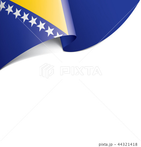 Bosnia and Herzegovina flag, vector illustration on a white background 44321418