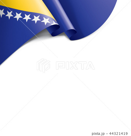 Bosnia and Herzegovina flag, vector illustration on a white background 44321419