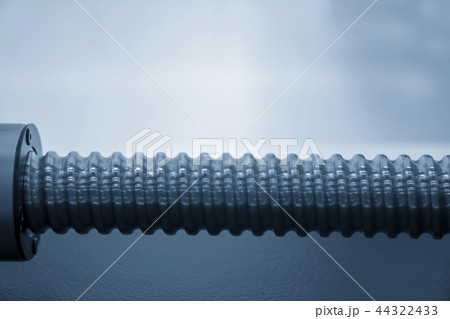 Closeup of the lead screw spare part. Closeup of the lead screw spare part. 44322433