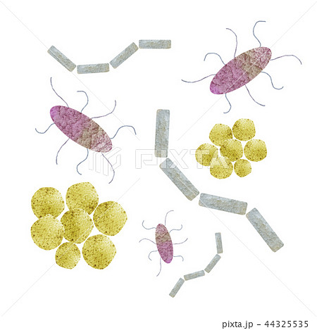 Food Poisoning Bacteria Image Watercolor Stock Illustration