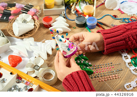 Handmade decorations for new year and holidays 44326916