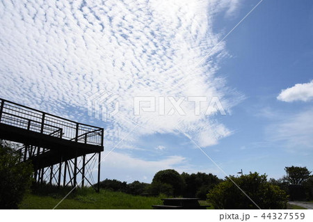 弓張岳展望台から観た秋の青空 44327559