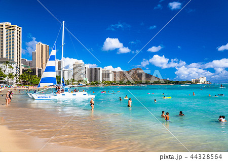 《ハワイ》ワイキキビーチ・ホノルル 44328564