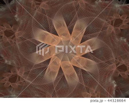 Stylish colored tubes. Geometric and organic forms 44328664