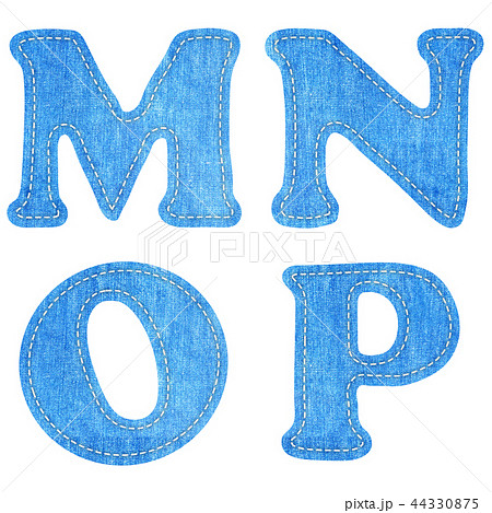 alphabet blue jean alphabet blue jean 44330875