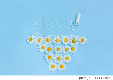 CLEAN thread hygienic tampon chamomile on blue 44331462