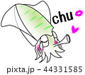 キスするかわいいアオリイカのブッシュくん 44331585