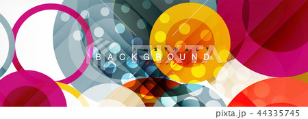 Circle composition abstract background 44335745