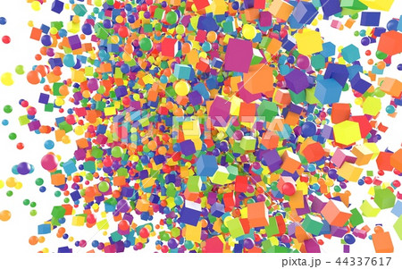 カラフル スプラッシュのイラスト素材