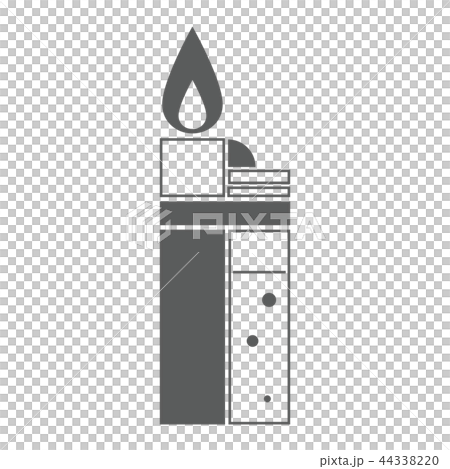 ライター　火　燃料　着火　イラスト　アイコン 44338220