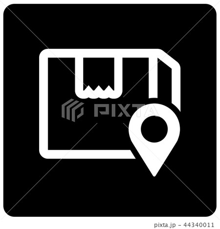 荷物追跡アイコンのイラスト素材