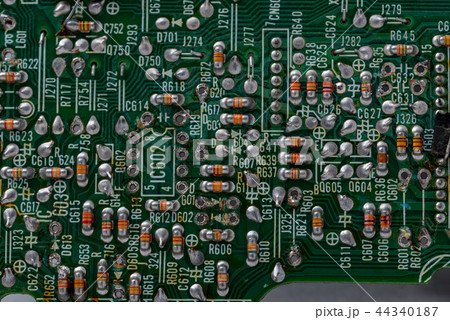 電子回路基板の半田面 44340187