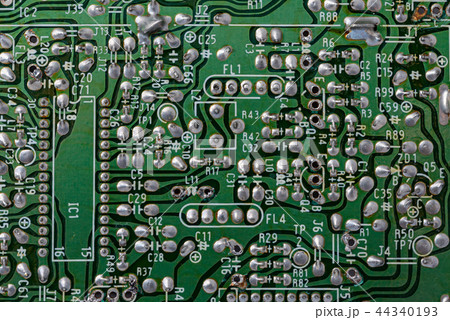 電子回路基板の半田面 44340193