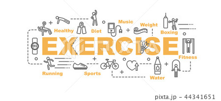exercise vector banner 44341651