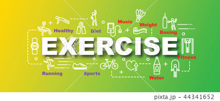 exercise vector trendy banner 44341652