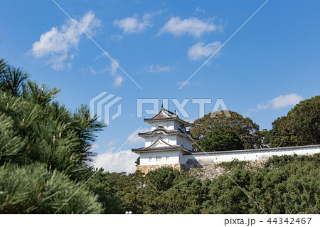 秋の明石城の櫓 44342467