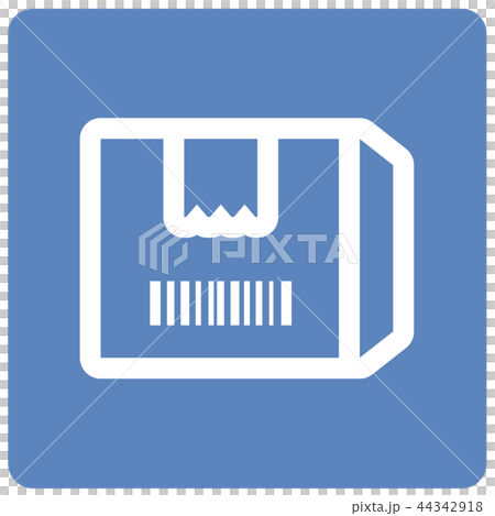 段ボールとバーコード 段ボールとバーコード 44342918