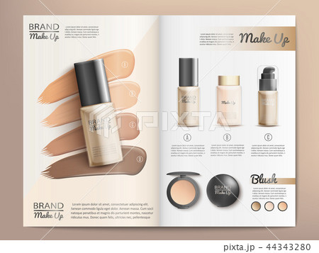 Cosmetics Products Catalog or Brochure Template 44343280