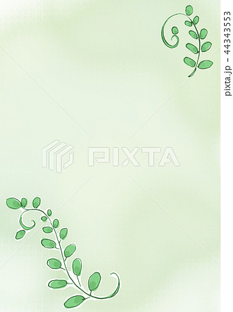 植物 グリーン 背景 背景素材 やさしい さわやか エコ デザイン ポスターのイラスト素材