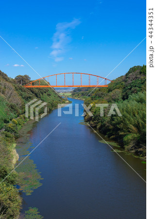 印旛沼捷水路の市井橋 印旛沼捷水路の市井橋 44344351